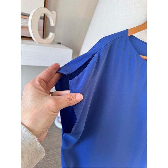 Anna Cate Eva Flutter Sleeve Dress In Dark Navy Size XSmall - Picture 3 of 8